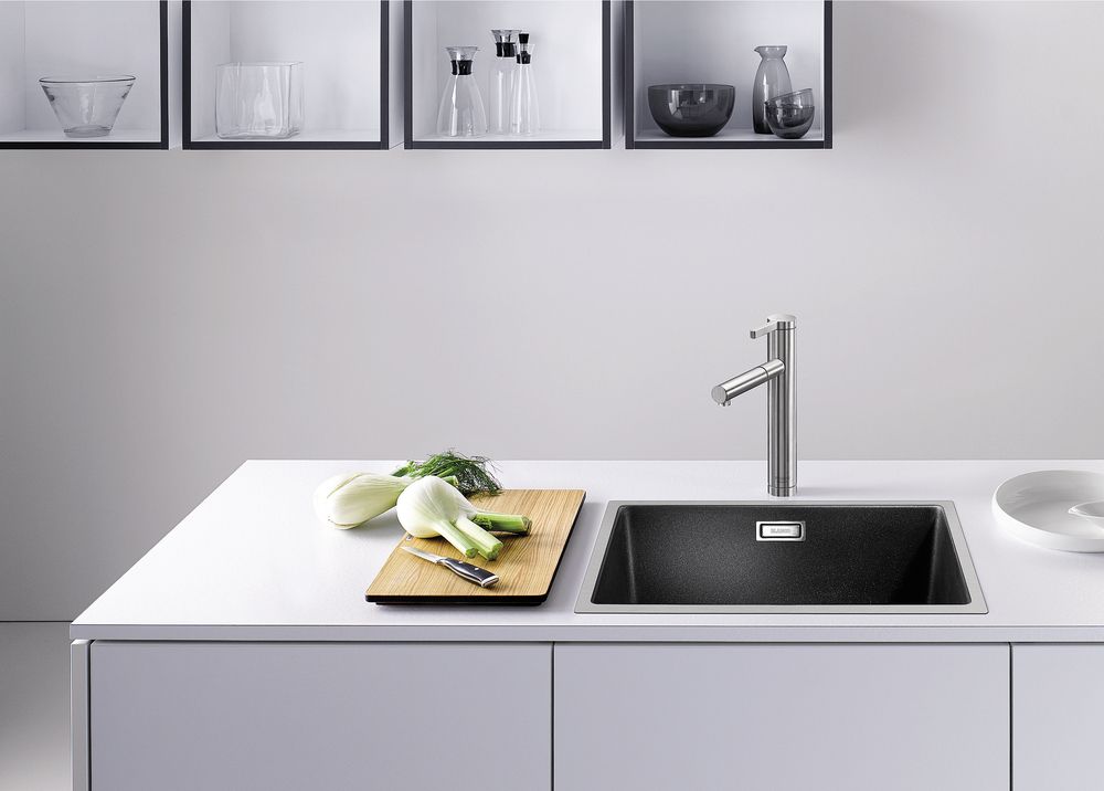 Кухонный смеситель Blanco Linee-S Galvanic Chrome 517591