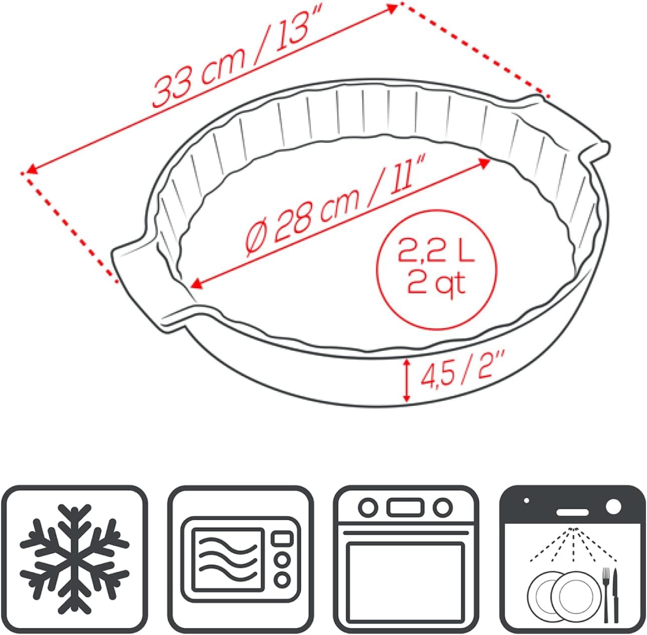 Форма для пирога Peugeot Ecru 60381