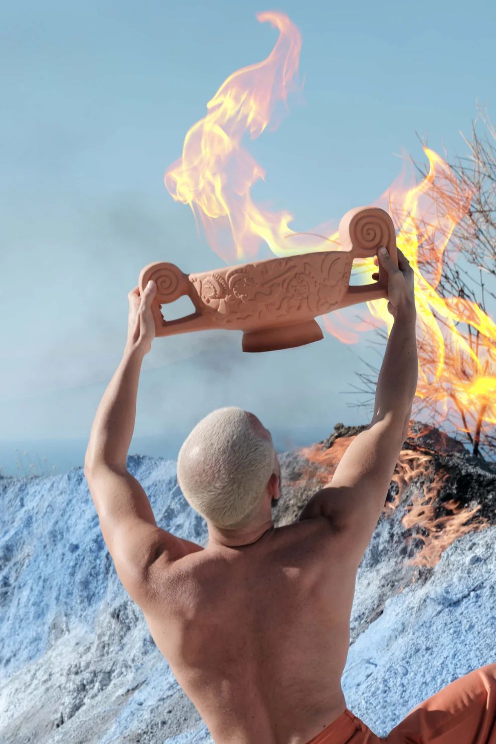 Ваза Seletti Magna Graecia Terracotta Vase Centerpiece 11509