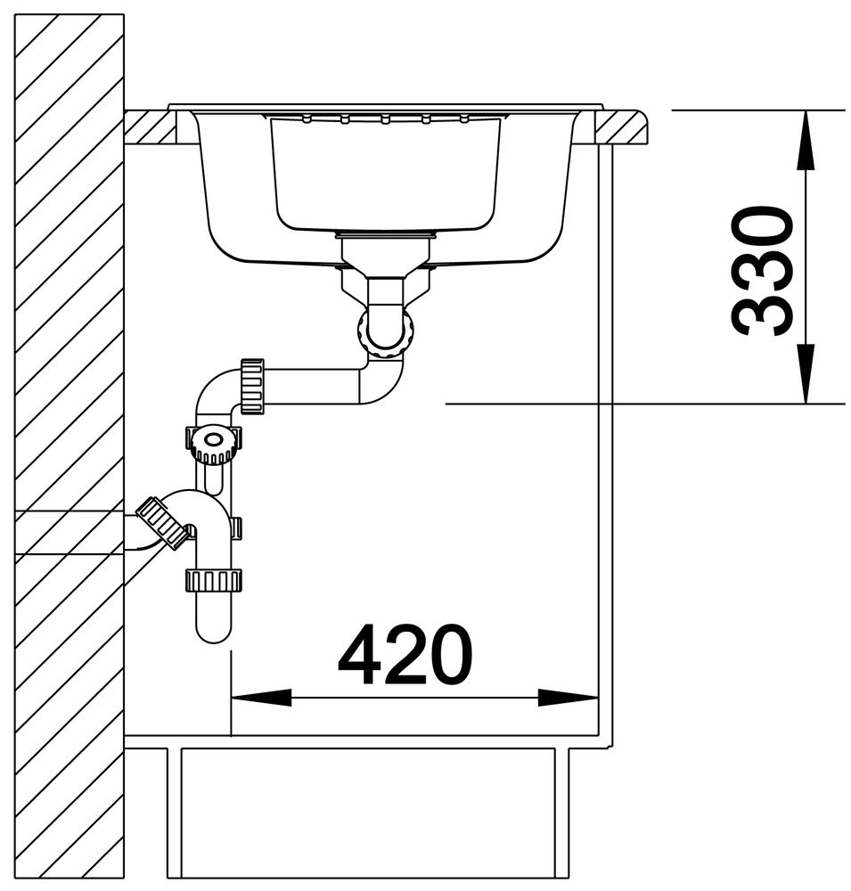 Кухонная мойка Blanco Zia 6S Silgranit Anthracite 514748