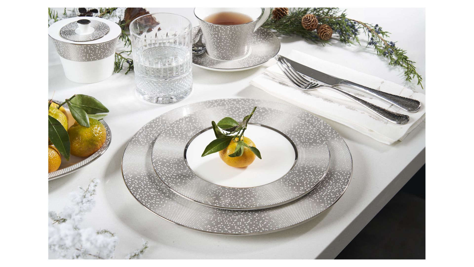 Тарелка десертная Narumi Platinum Dust NAR-52086-5463