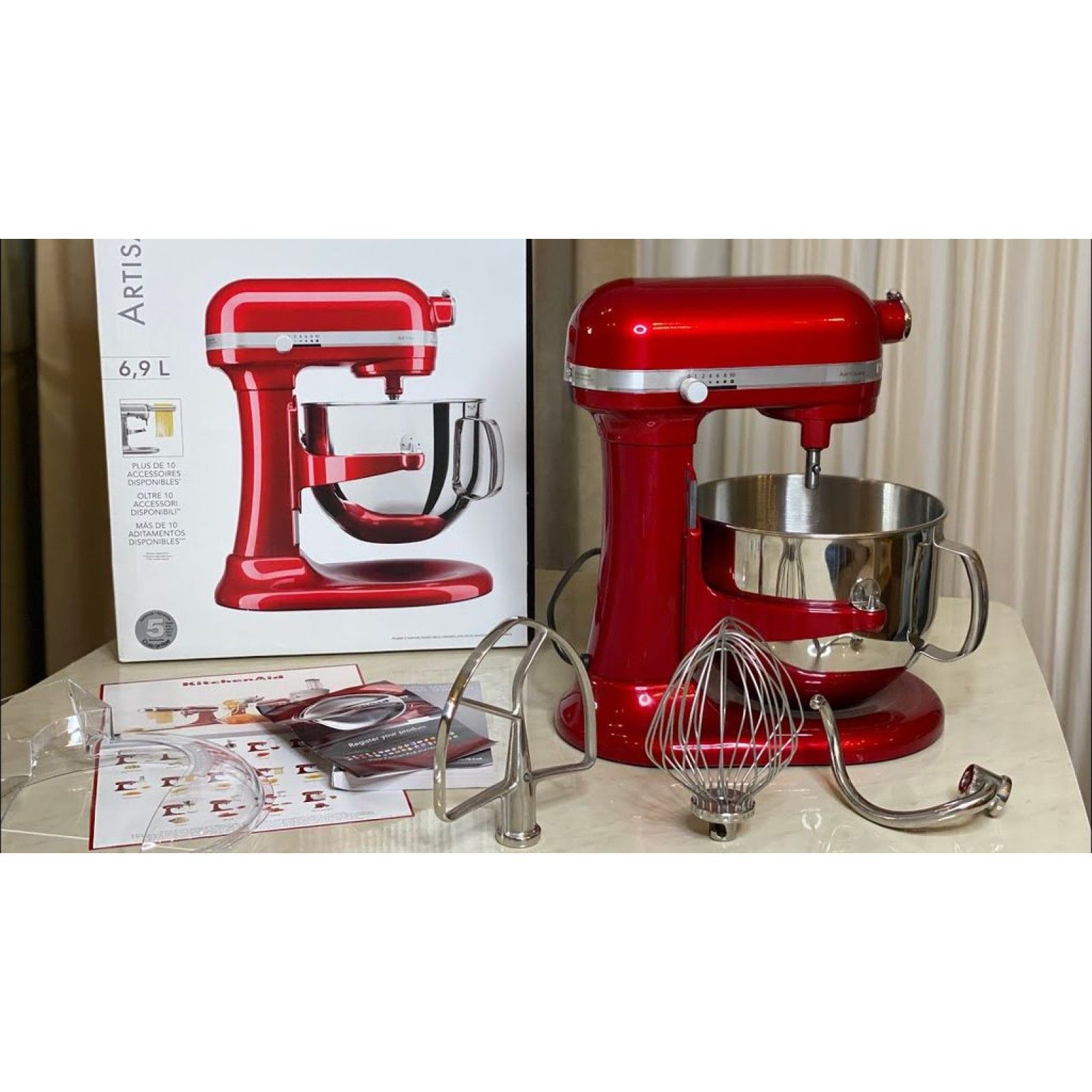 Миксер планетарный KitchenAid Artisan 5KSM70SHXECA