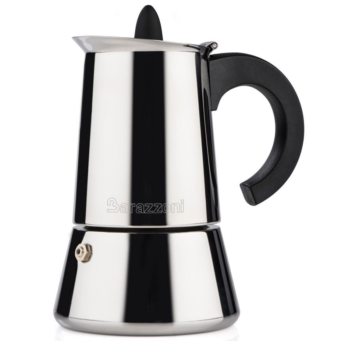 Кофеварка гейзерная Barazzoni Caffetiera 6 Tz Inox 830008006