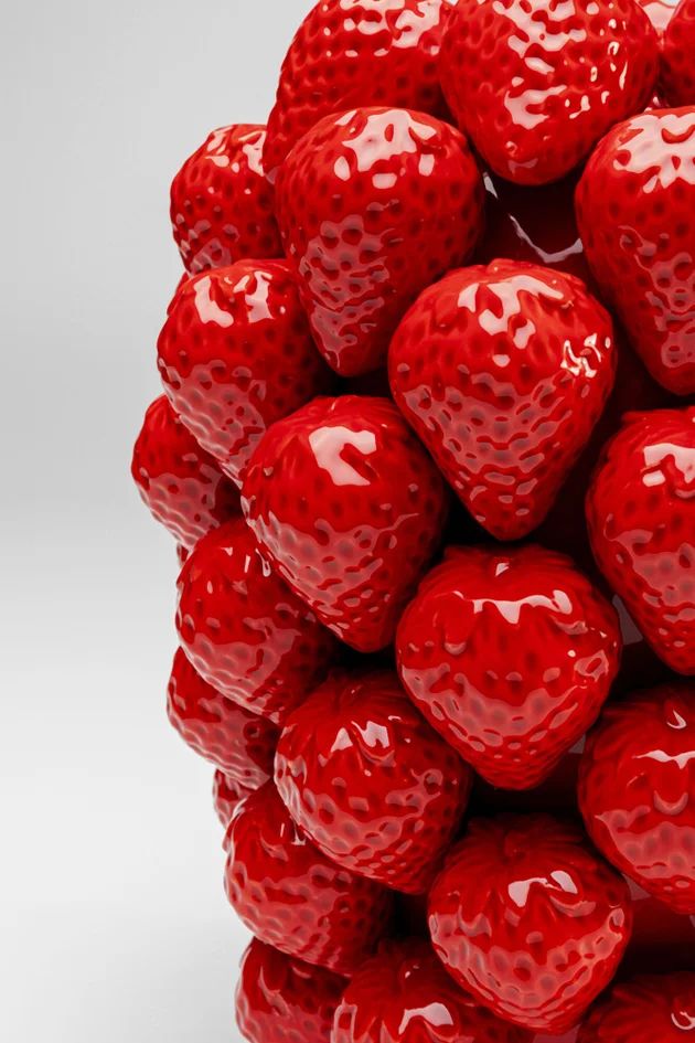Ваза KARE Vase Strawberries Rot 56565