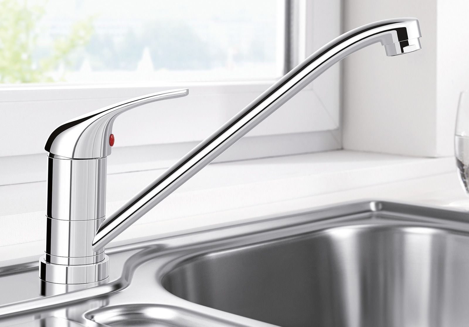 Кухонный смеситель Blanco Daras-F Galvanic Chrome 521751