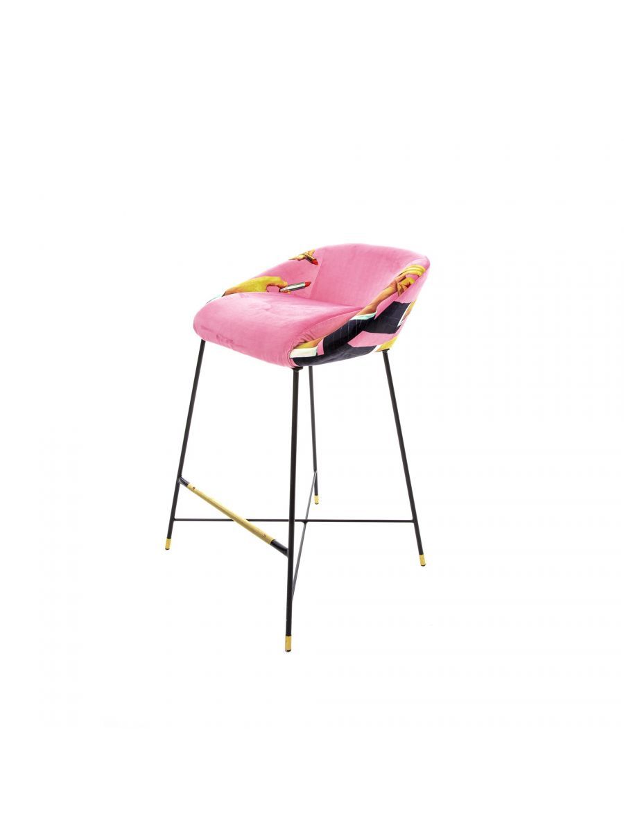Барный стул Seletti High Stool Pink Lipsticks 16172
