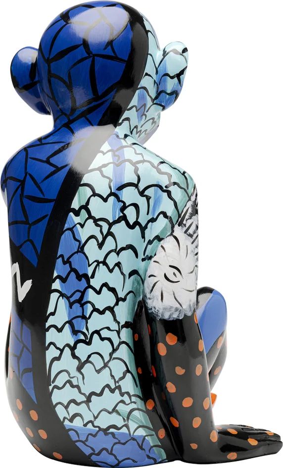 Фигурка KARE Deko Figur Graffiti Monkey Blau 56827