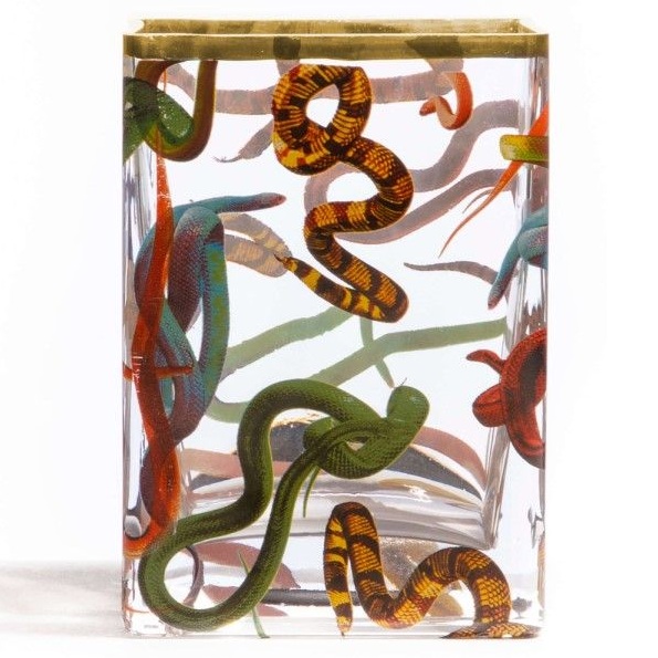 Ваза Seletti Glass Vase Snakes Small 14121