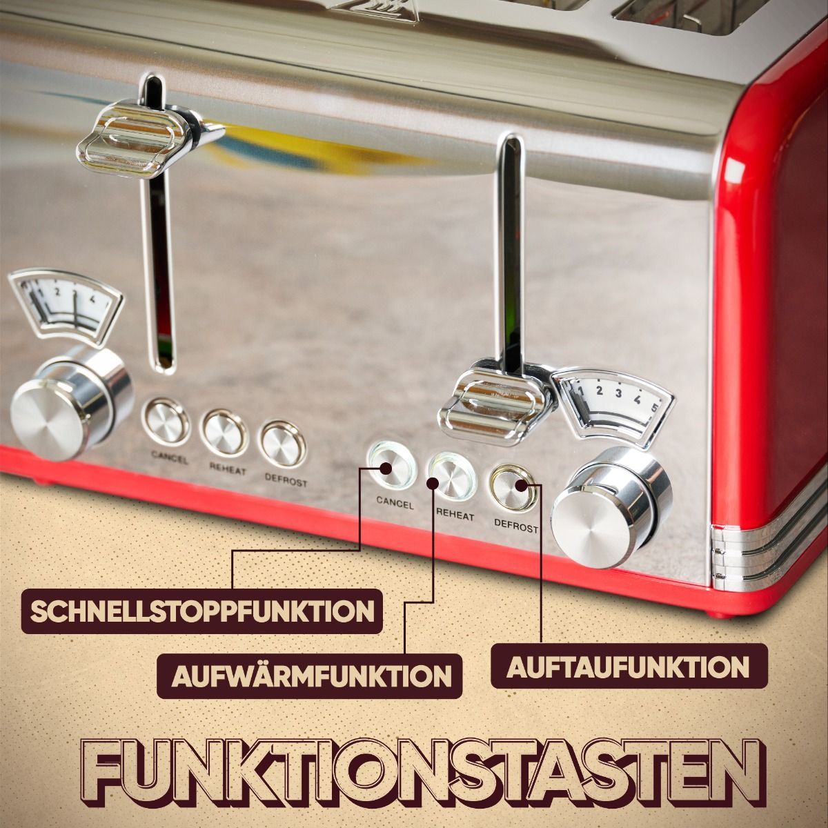 Тостер Proficook PC-TA 1194 rot