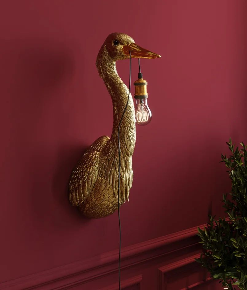 Настенный светильник KARE Wandleuchte Animal Heron 52299