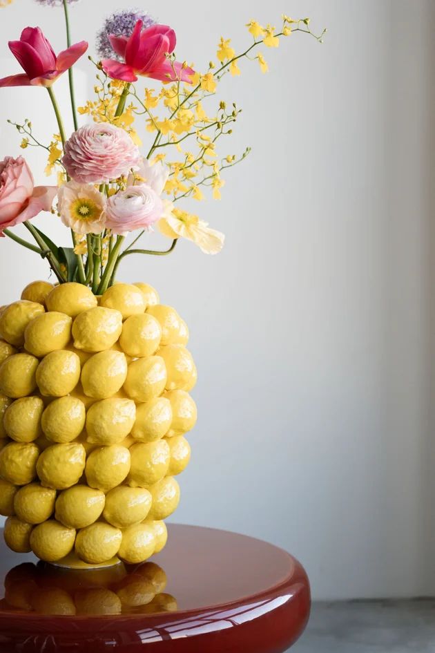 Ваза KARE Deko Vase Lemon Juice 56054