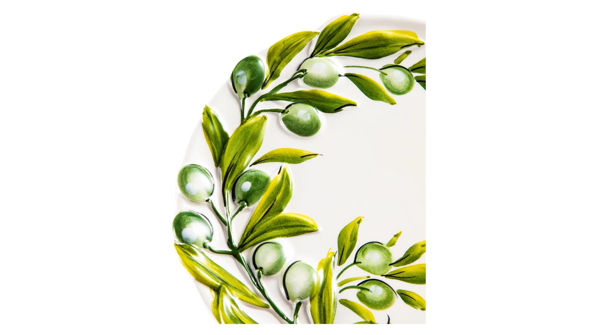 Тарелка десертная Edelweiss Olives Dessert Plate EDW-619V