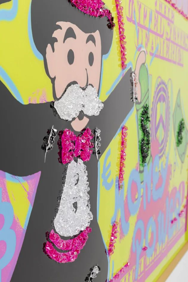 Картина KARE Gerahmtes Bild Graffiti Money 56678