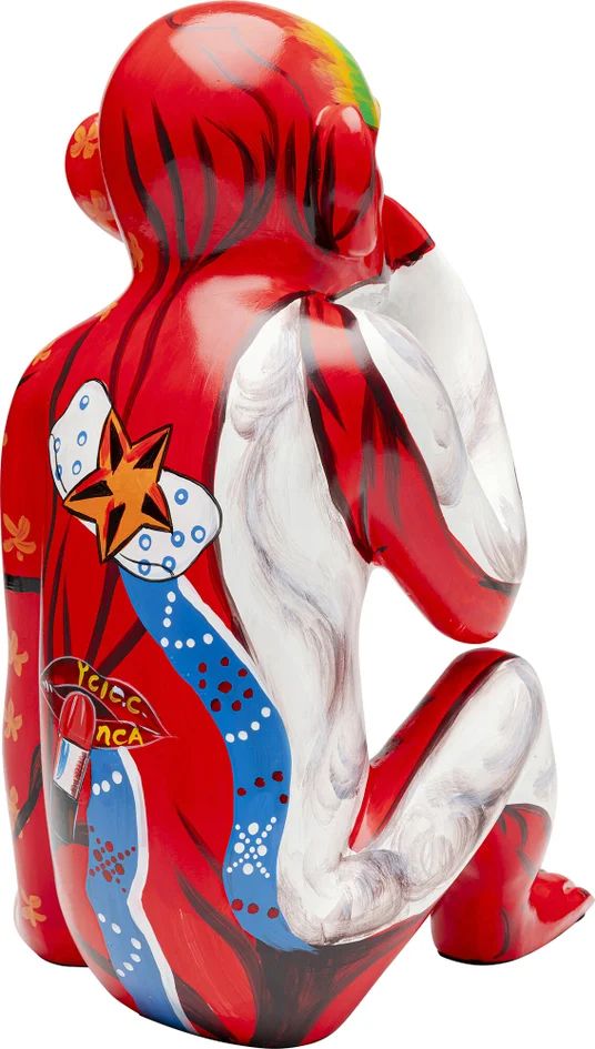 Фигурка KARE Deko Figur Graffiti Monkey Rot 56826