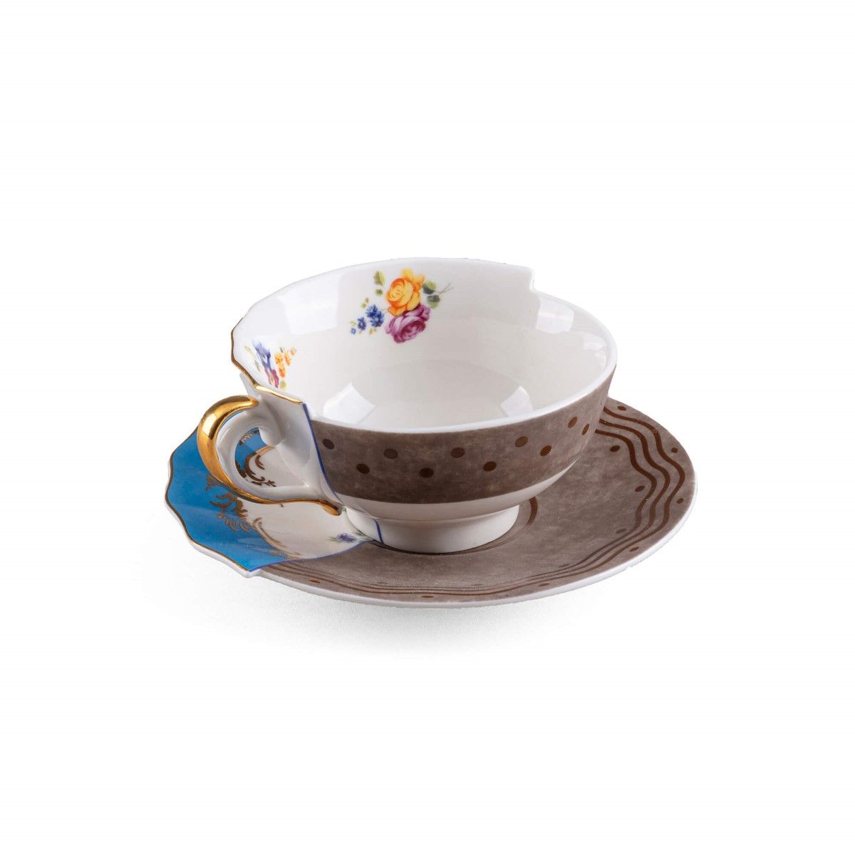 Чайная пара Seletti Hybrid Tea Cup Kerma 09171