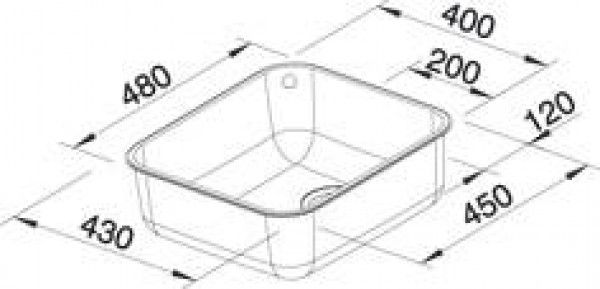 Кухонная мойка Blanco Supra 450-U 518203