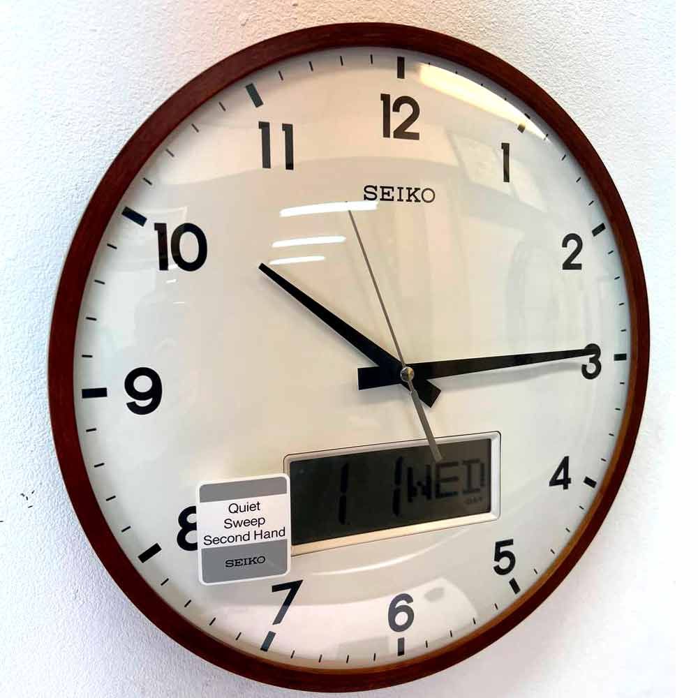 Настенные часы Seiko Quartz Wall Clock QXL008BN