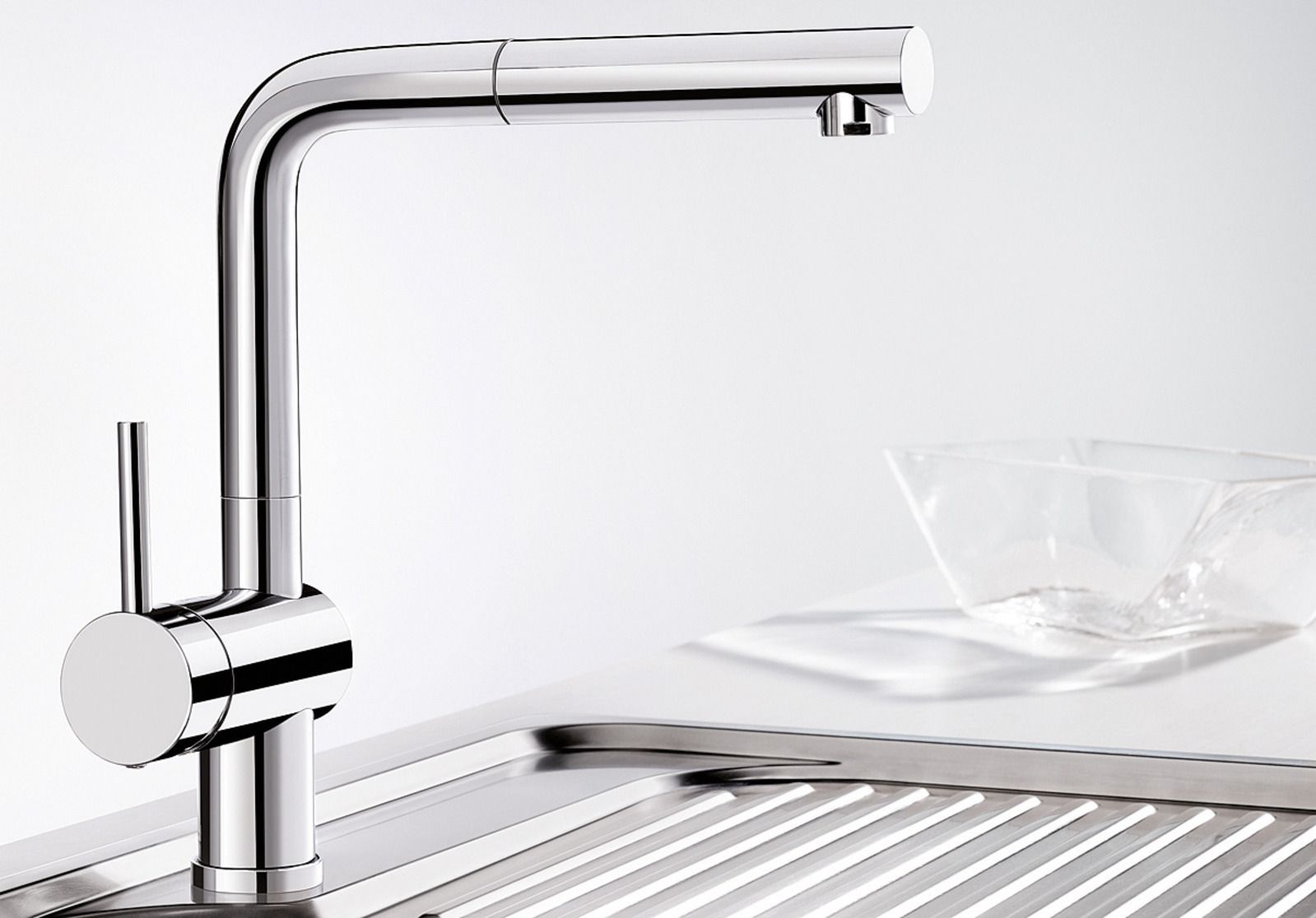 Кухонный смеситель Blanco Linus-S Galvanic Chrome 514016