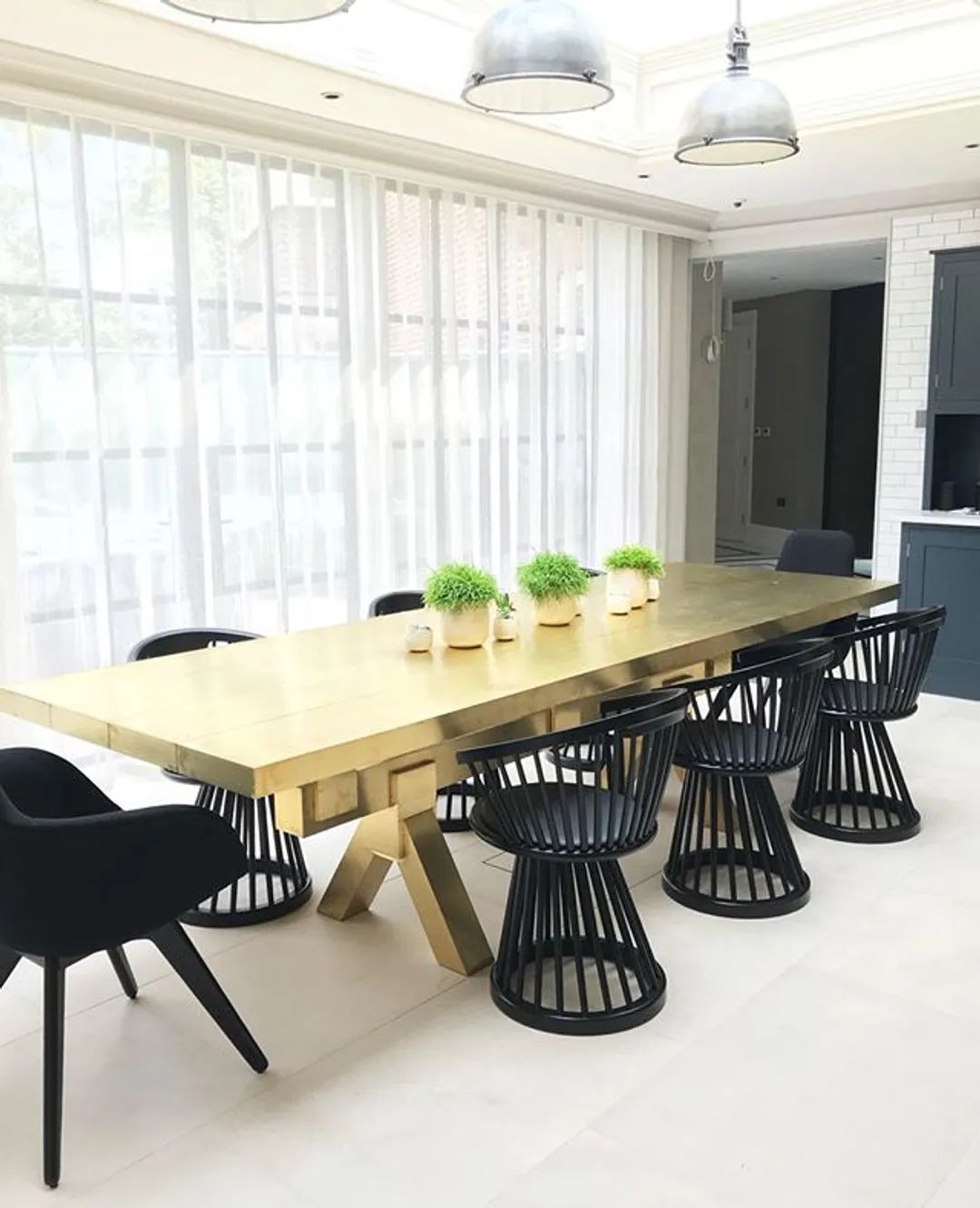 Стул Tom Dixon Fan Dining Chair Black FAD01BL