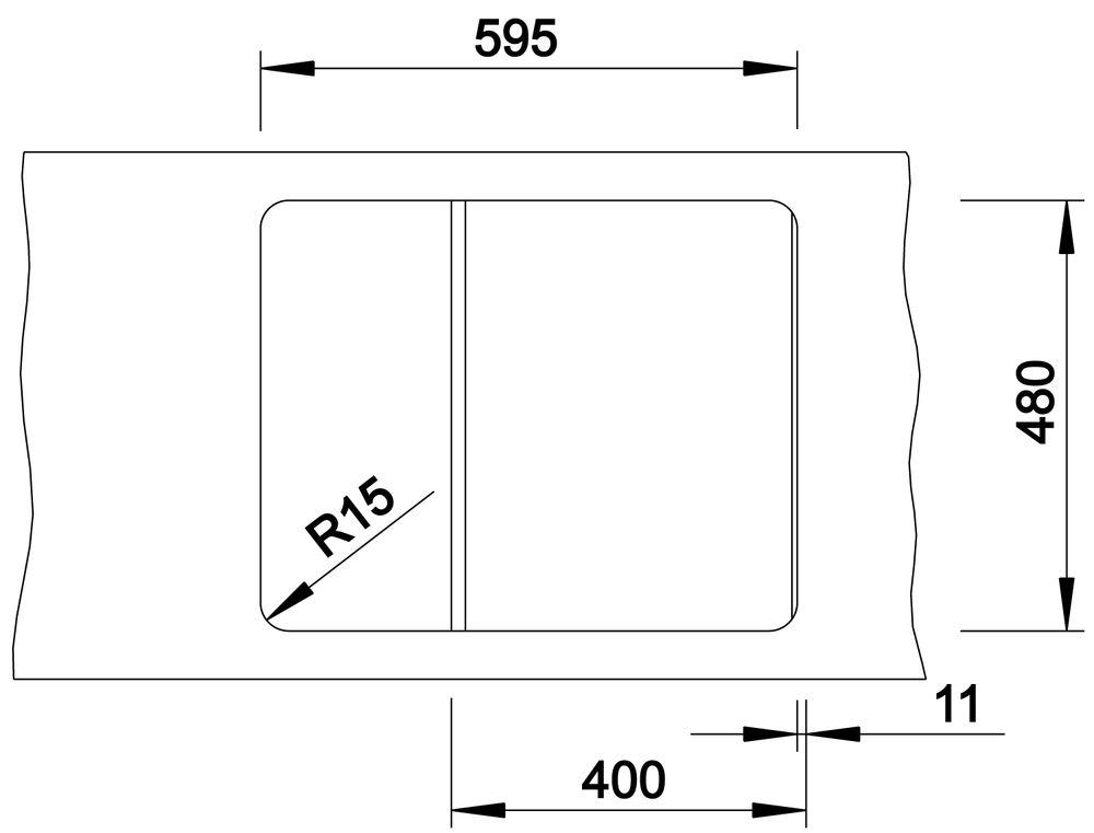 Кухонная мойка Blanco Zia 40S Silgranit Anthracite 516918