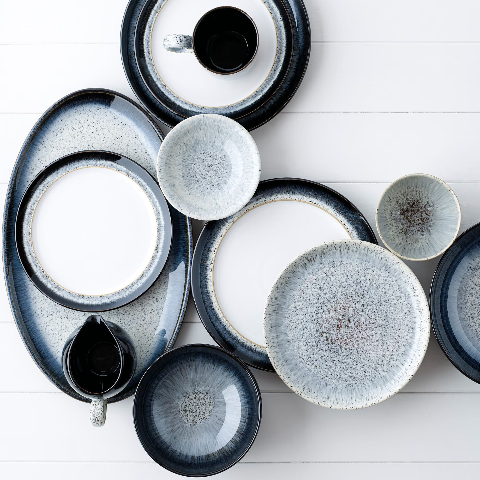 Блюдо прямоугольное Denby Halo Large Rectangular Platter 199010821