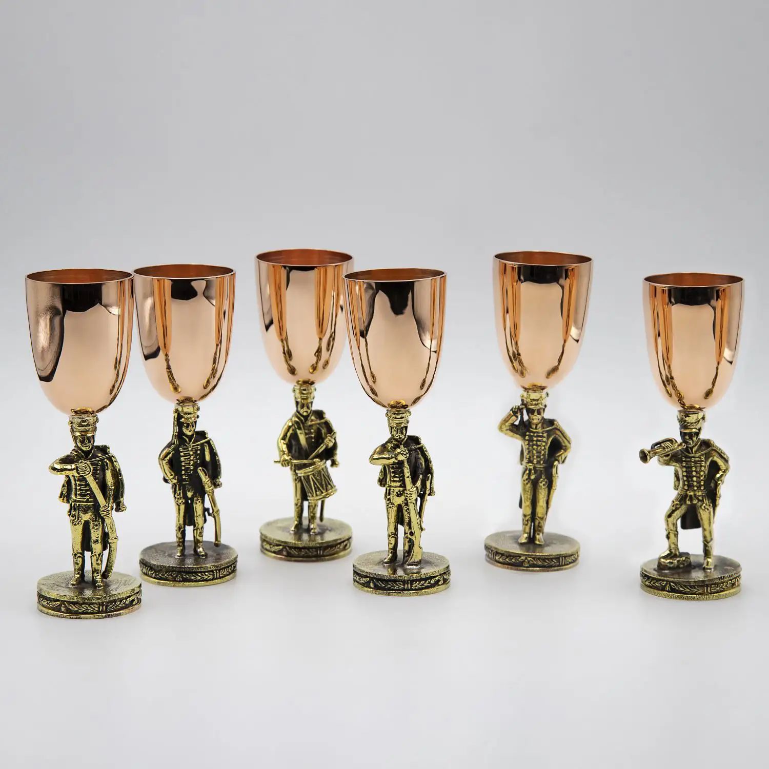 6 рюмок для водки Кольчугинский Мельхиор KM108279