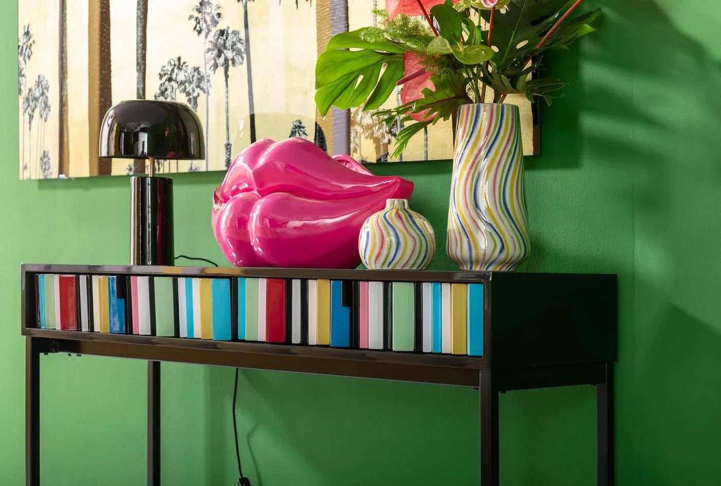 Ваза KARE Vase Lips Pink 55263