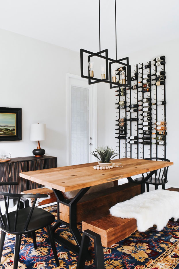 Настенный стеллаж на 12 бутылок DOVINI Single DOV652121