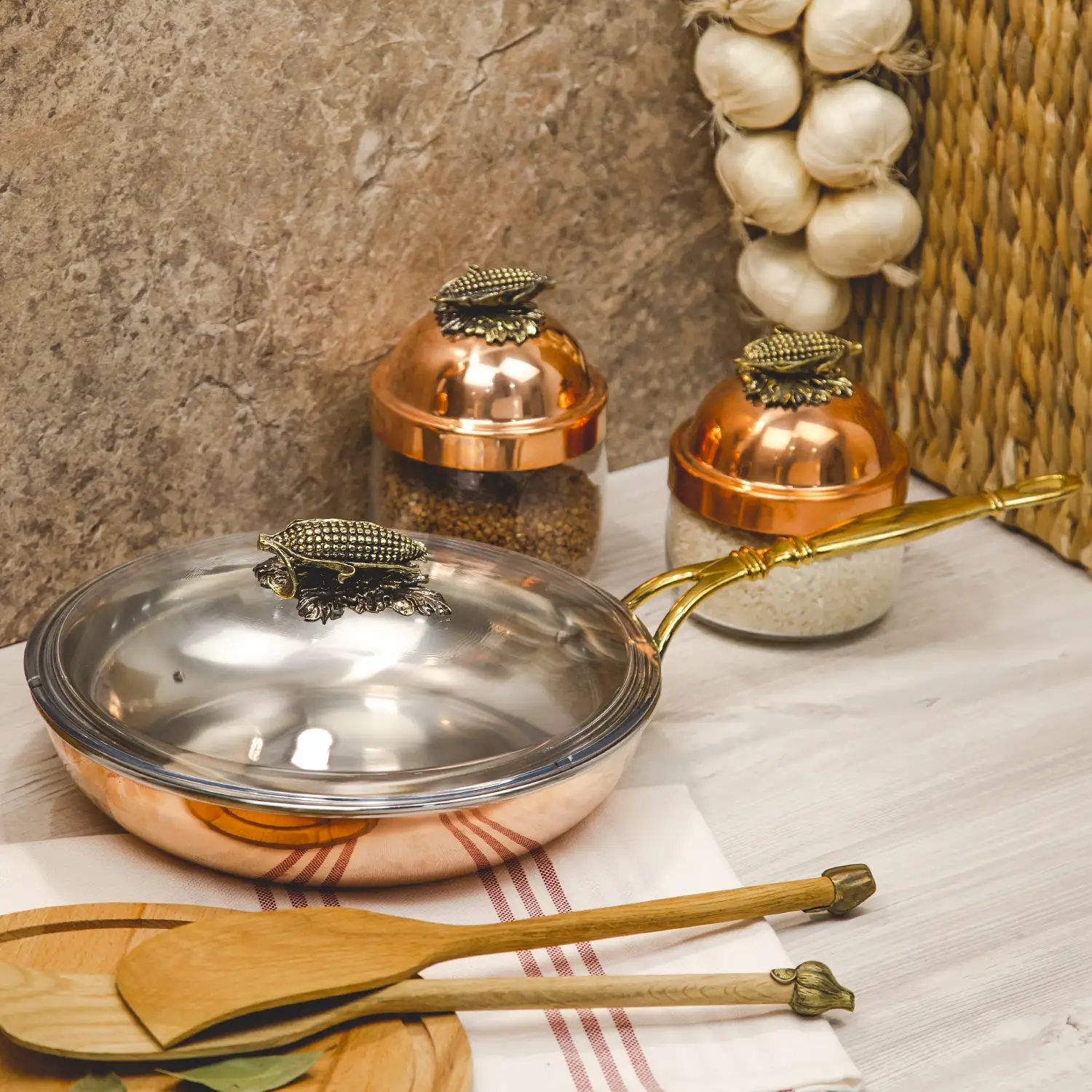 Сковорода с крышкой Кольчугинский Мельхиор KM111761