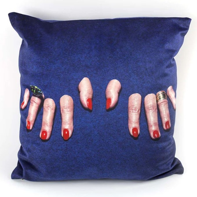 Подушка Seletti Cushion Fingers With Plume Padding 02311