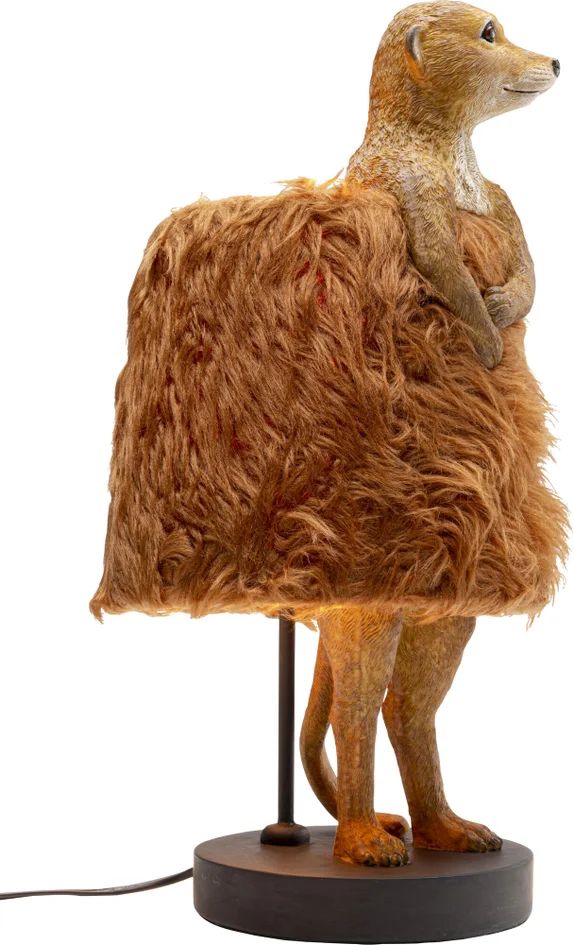 Настольная лампа KARE Tischleuchte Animal Meerkat Fur 56772