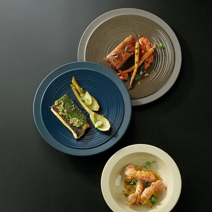 Тарелка для пасты Degrenne Bahia Basalte 230940