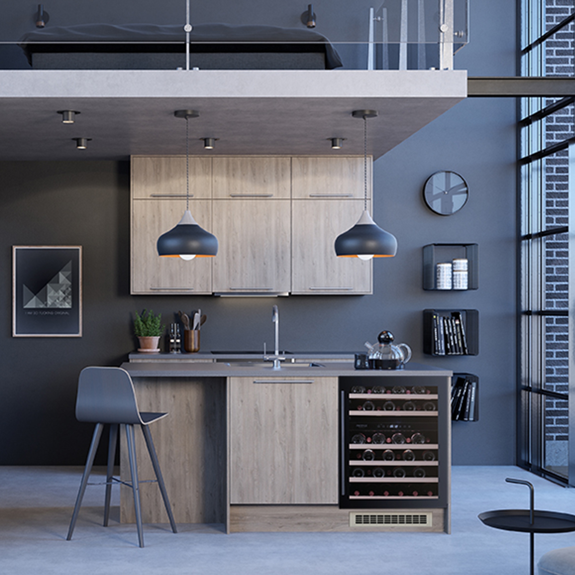 Винный шкаф Temptech PRESX60DB Prestige