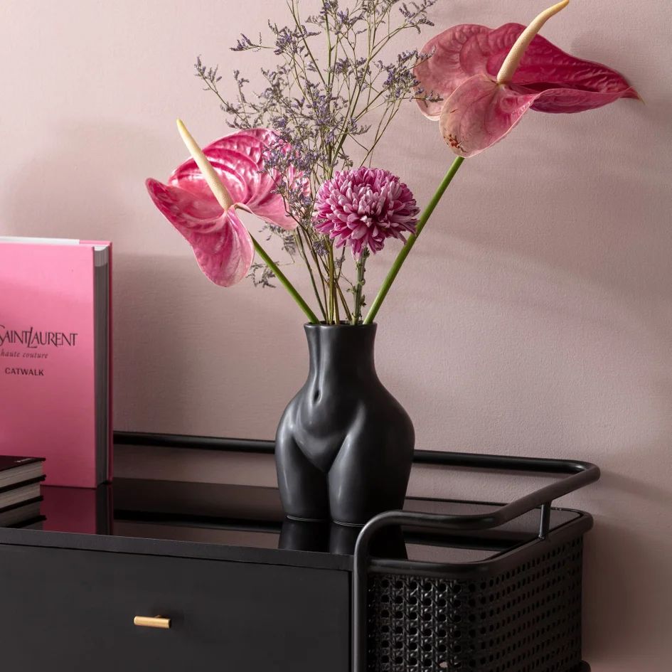 Ваза KARE Vase Donna Schwarz 54235