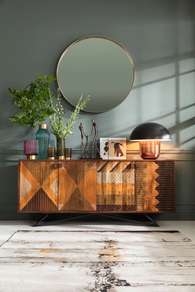 Зеркало KARE Spiegel Curve Brass 85278