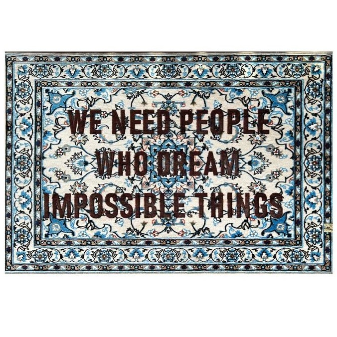 Ковер Seletti Burnt Carpet We Need People 18225