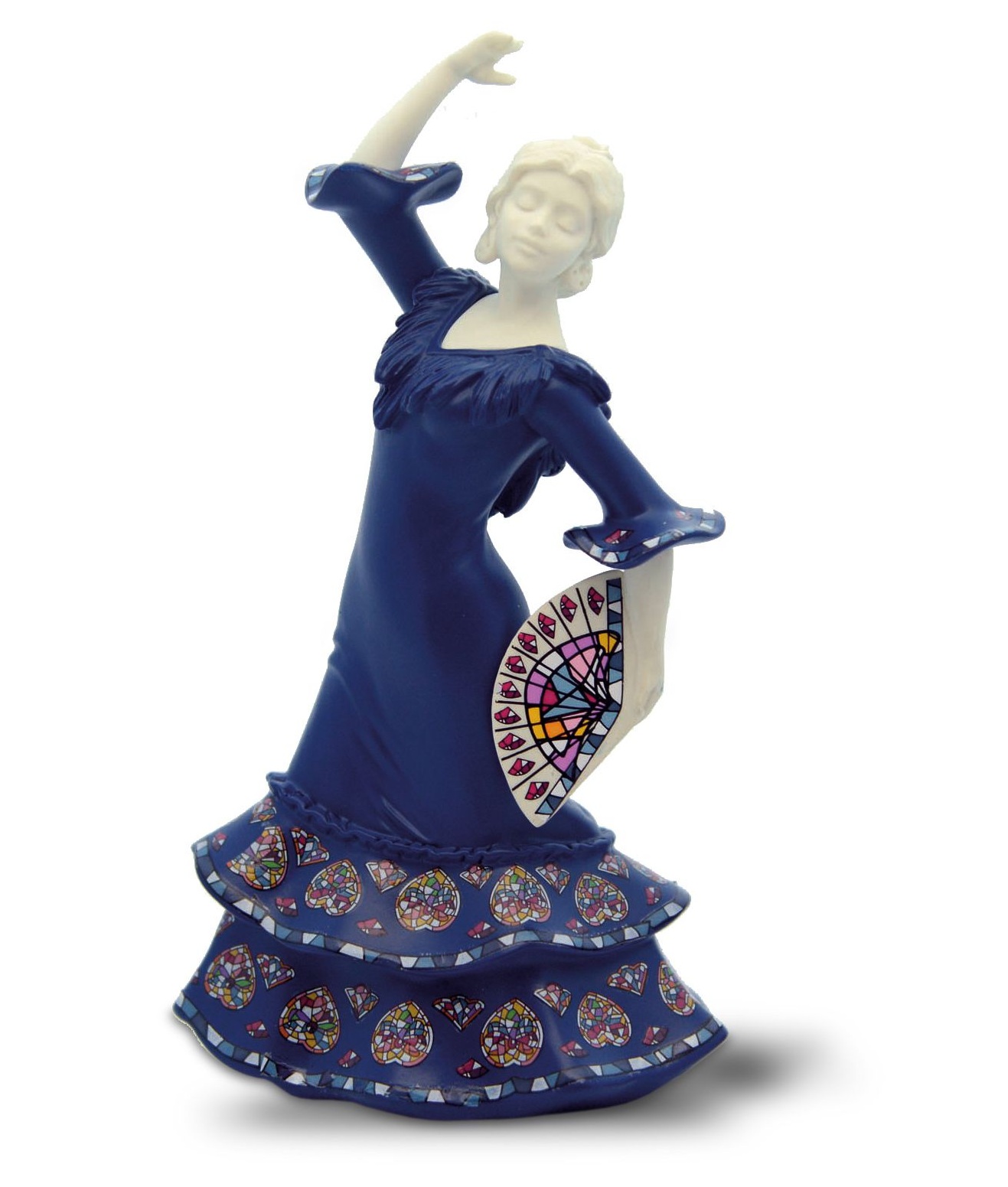 Статуэтка Nadal Sevillana Abanico Mediana Azul 763446M