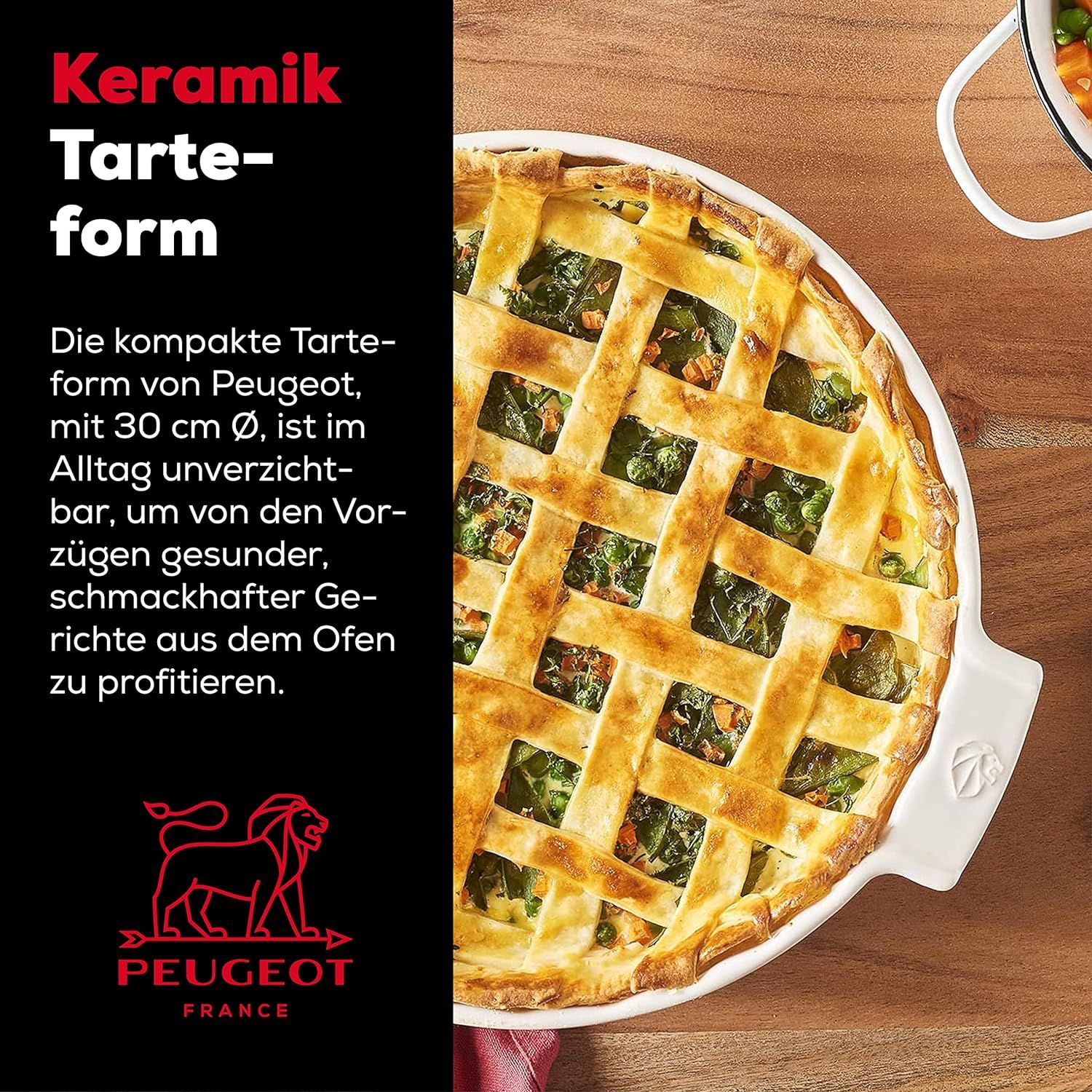 Форма для пирога Peugeot Ecru 60381