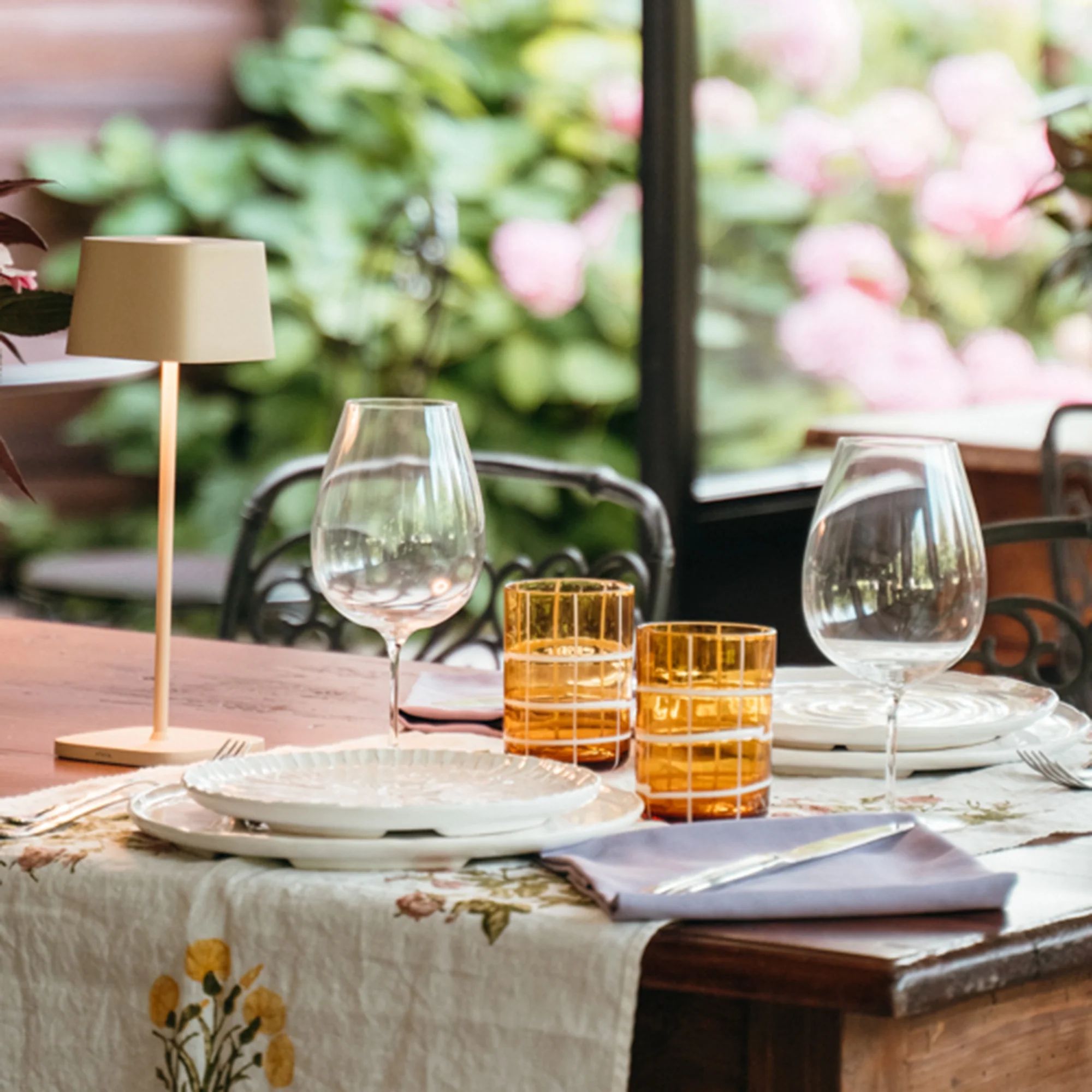 Настольная лампа Zafferano Ofelia Sand Table Lamp LD1870S3