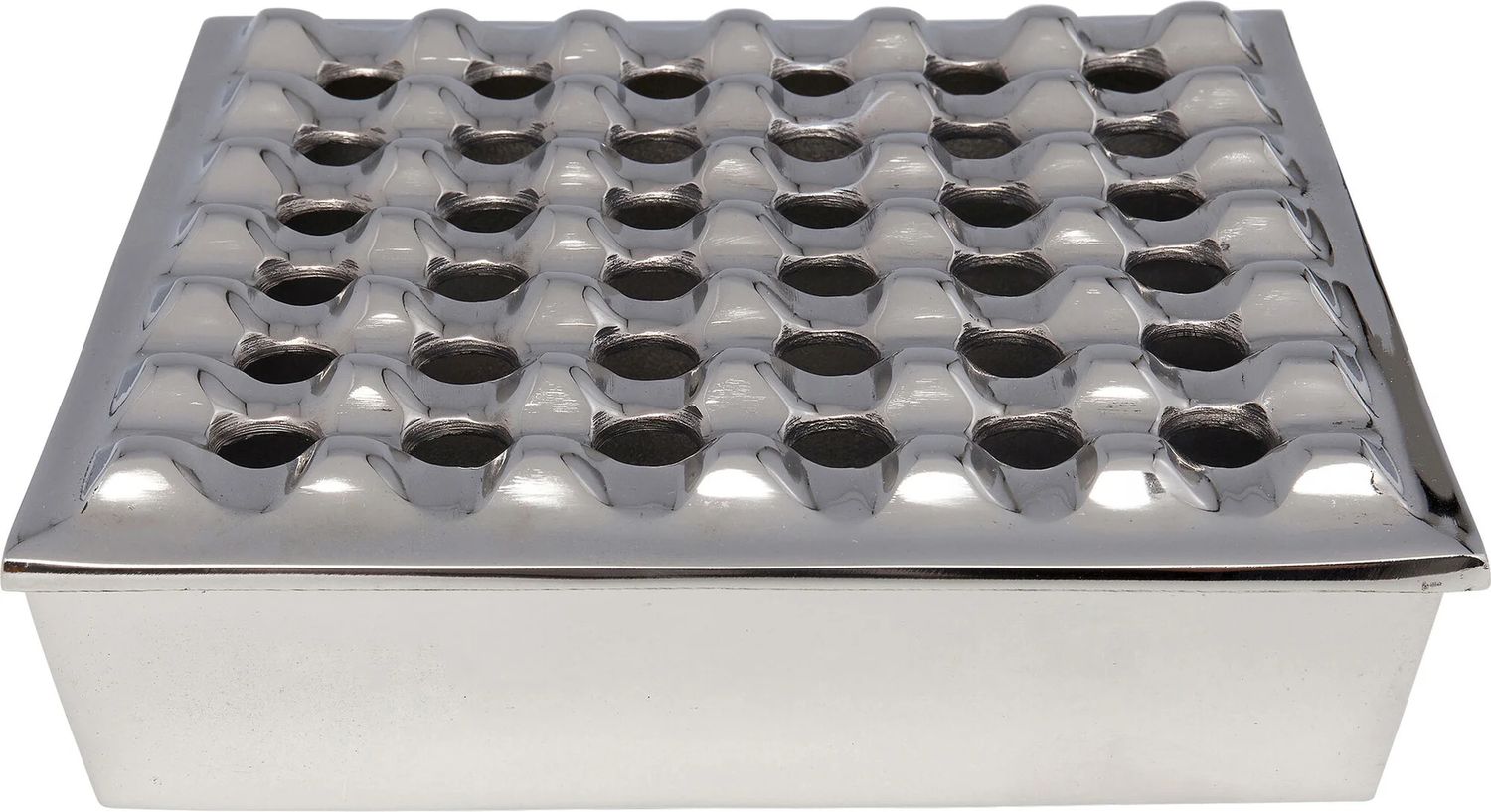 Пепельница KARE Ascher Soho Square Silber 61675