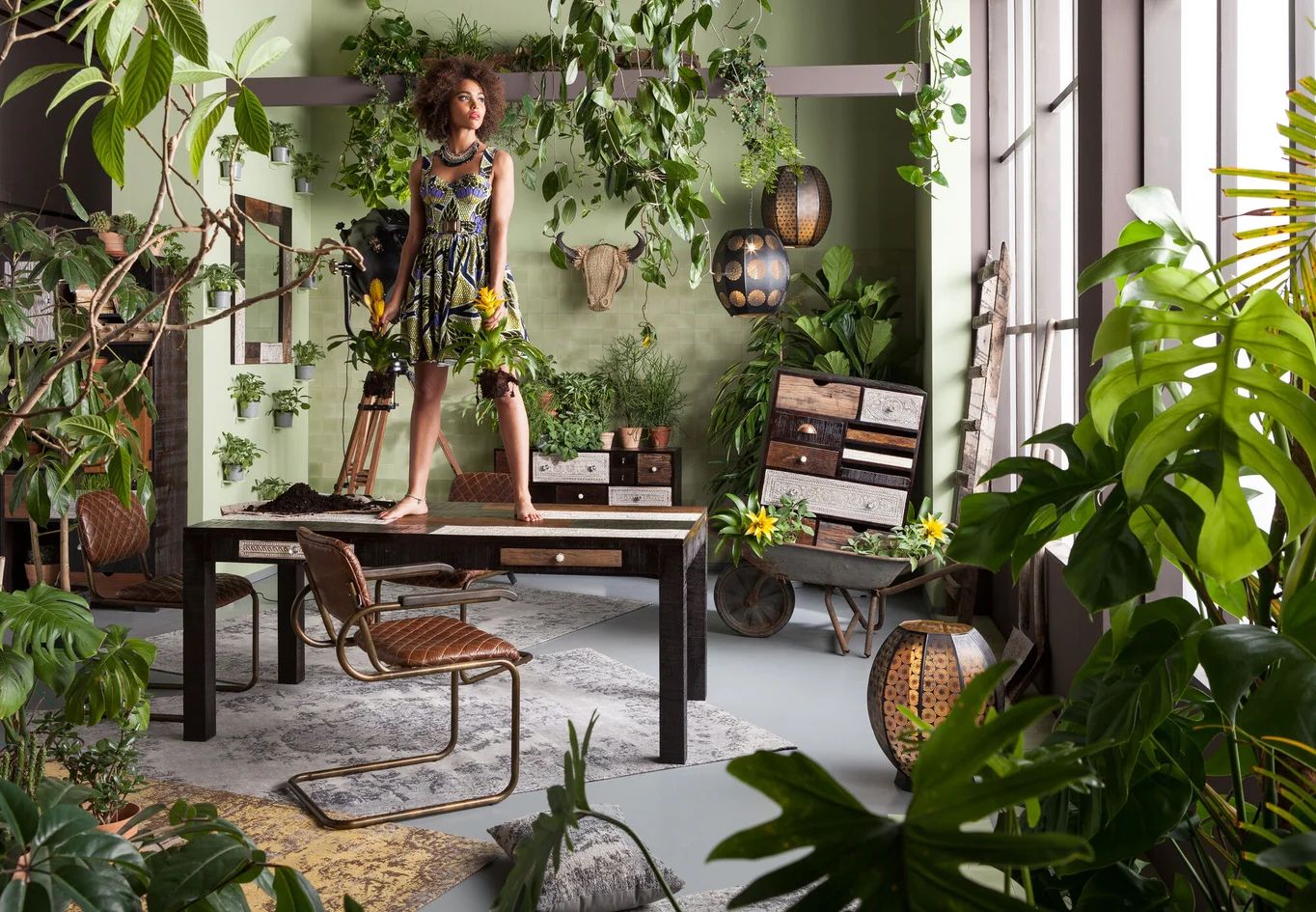 Ковер KARE Teppich Kelim Pop Grey 37360