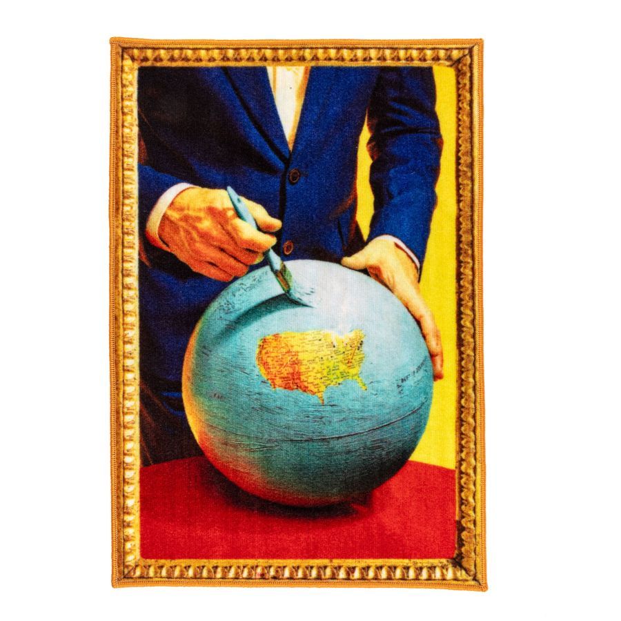Коврик Seletti Toiletpaper Mat Globe 18194