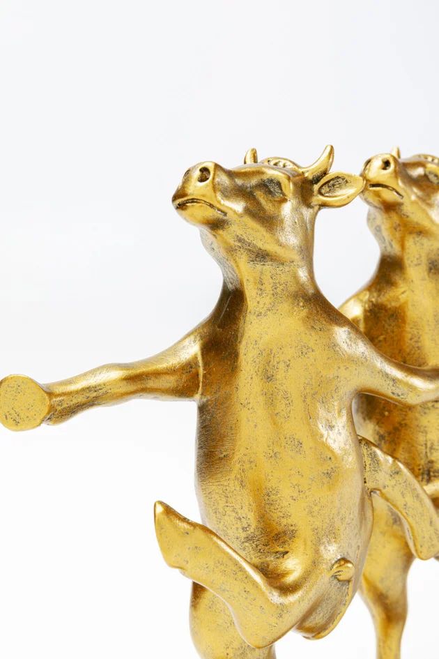 Фигурка KARE Deko Figur Dancing Cows Gold 56295