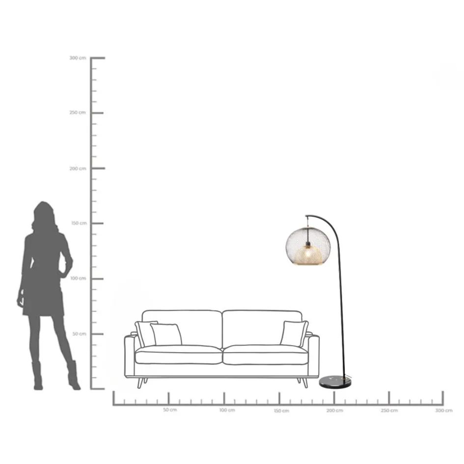 Торшер KARE Stehleuchte Grato 55678