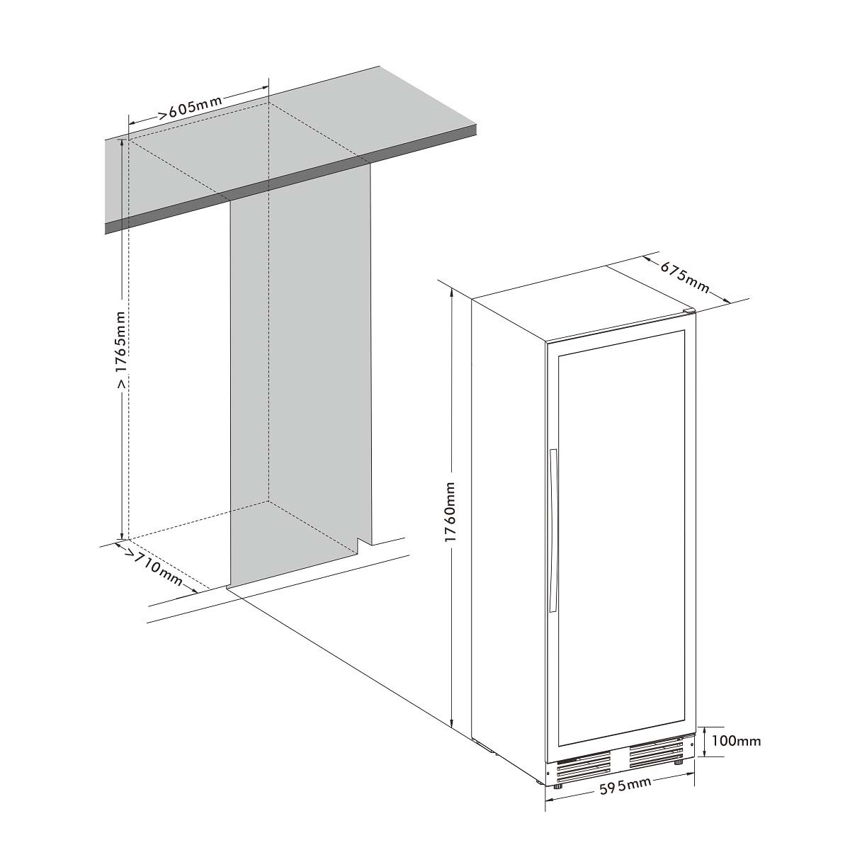 Винный шкаф Cellar Private CP154-3TB