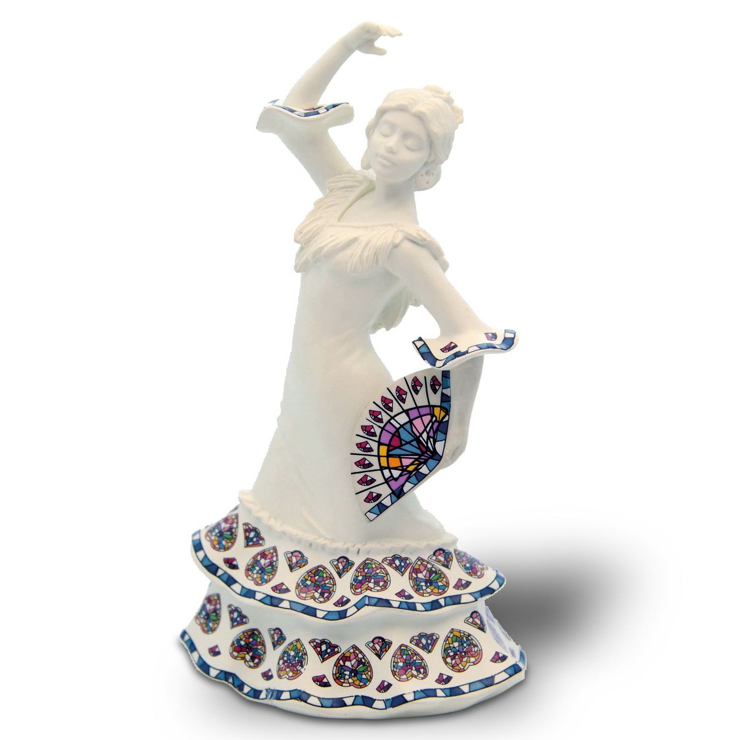 Статуэтка Nadal Sevillana Abanico Mediana Blanca 763046M