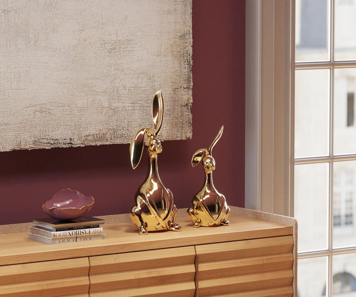 Фигурка KARE Deko Figur Bunny Gold 53806