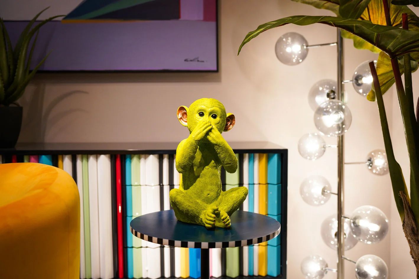 Копилка KARE Spardose Monkey Iwazaru Grün 60794