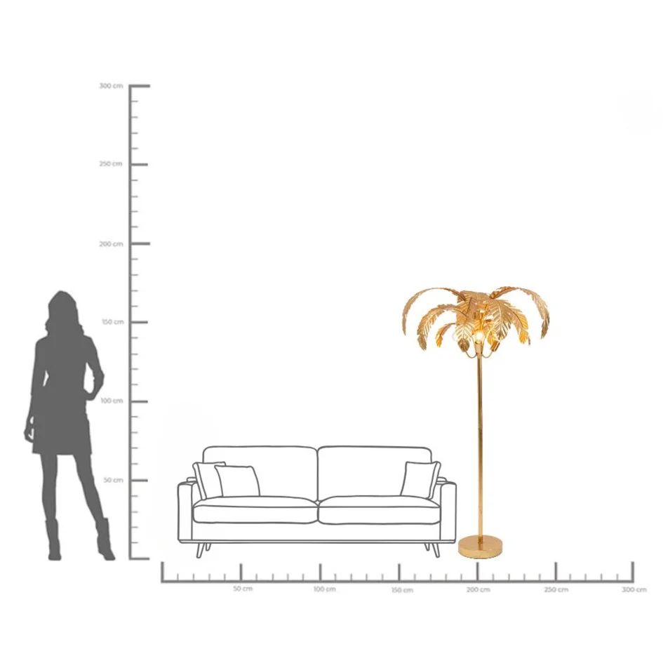 Торшер KARE Stehleuchte Palmera 53063