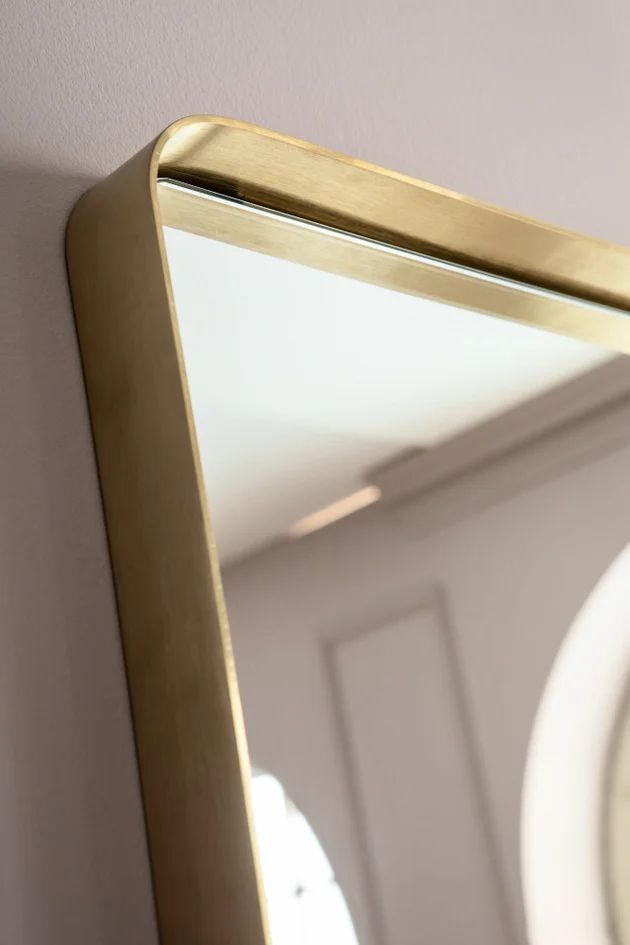 Зеркало KARE Spiegel Curve MO Brass 85275